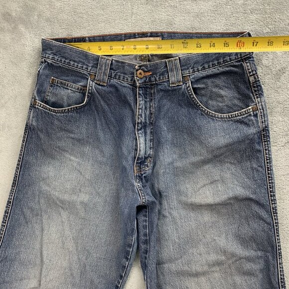 Mavi Jeans Mens 34x27 Blue 170 Max Wide Leg Denim Zip Fly Blind Hem Casual - Picture 9 of 16